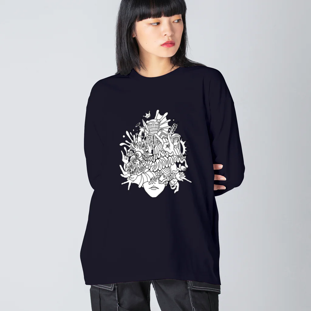 RUTOのBrain ビッグシルエットロングスリーブTシャツ