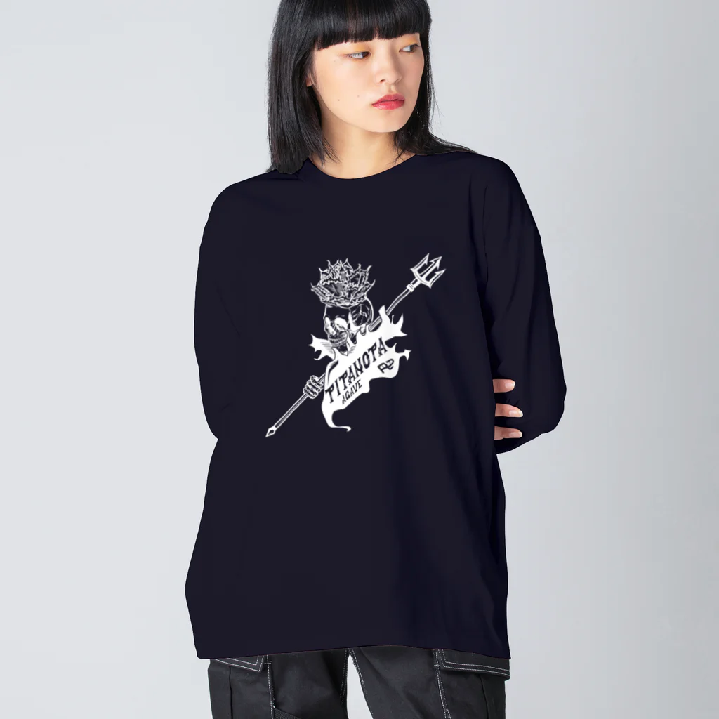 ピカ2工房のチタノタ＆エボリ濃色 Big Long Sleeve T-Shirt