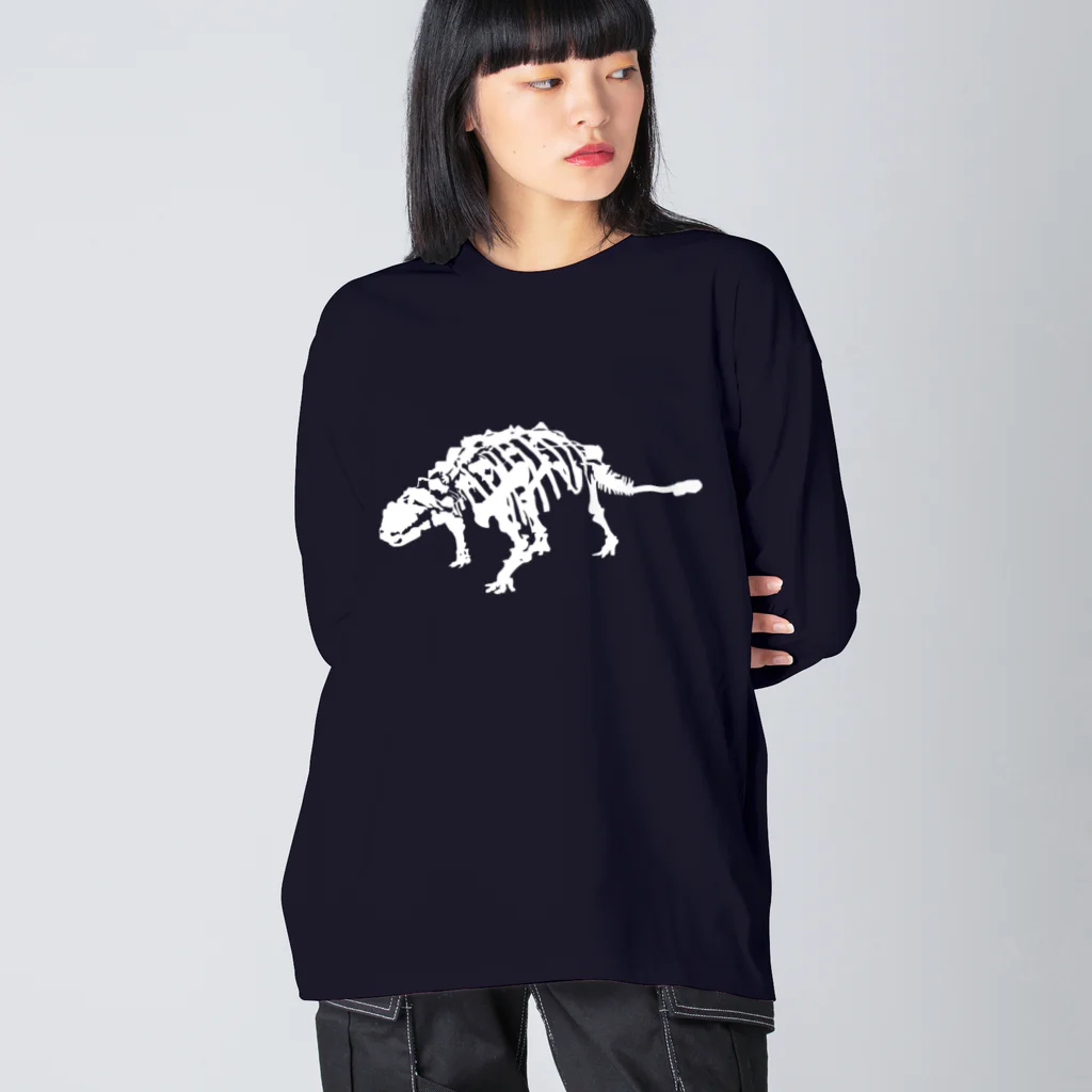 se18depsショップのみんな大好きアンキロサウルスの骨 Big Long Sleeve T-Shirt