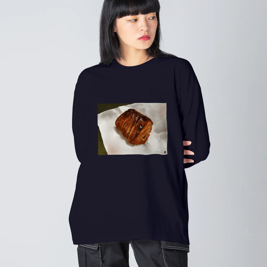 詠美びゃく夜 shopのchocolatine Big Long Sleeve T-Shirt