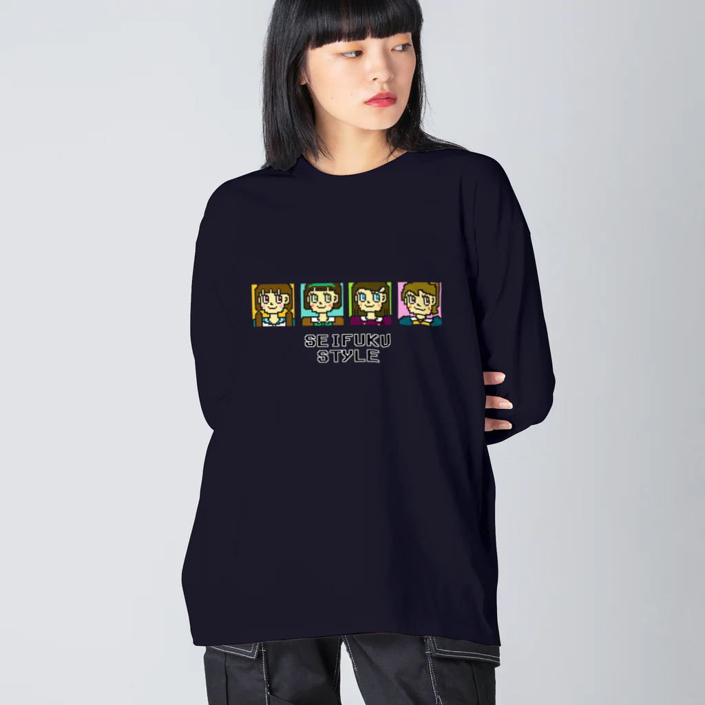 ぺんぎん24のセイフクスタイル Big Long Sleeve T-Shirt