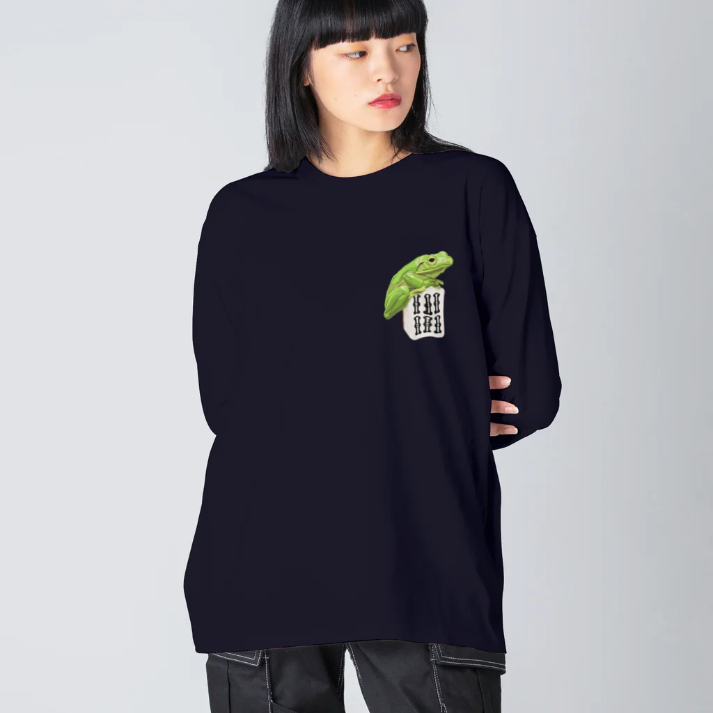 Laminaの雨蛙×六索 Big Long Sleeve T-Shirt