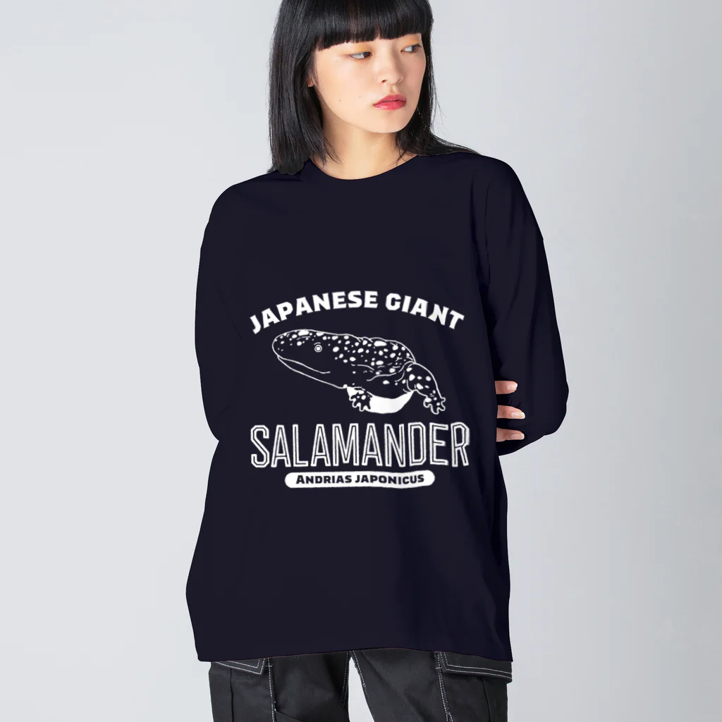 NOTARIのJ.G.サラマンダー大学ロゴ（白） Big Long Sleeve T-Shirt