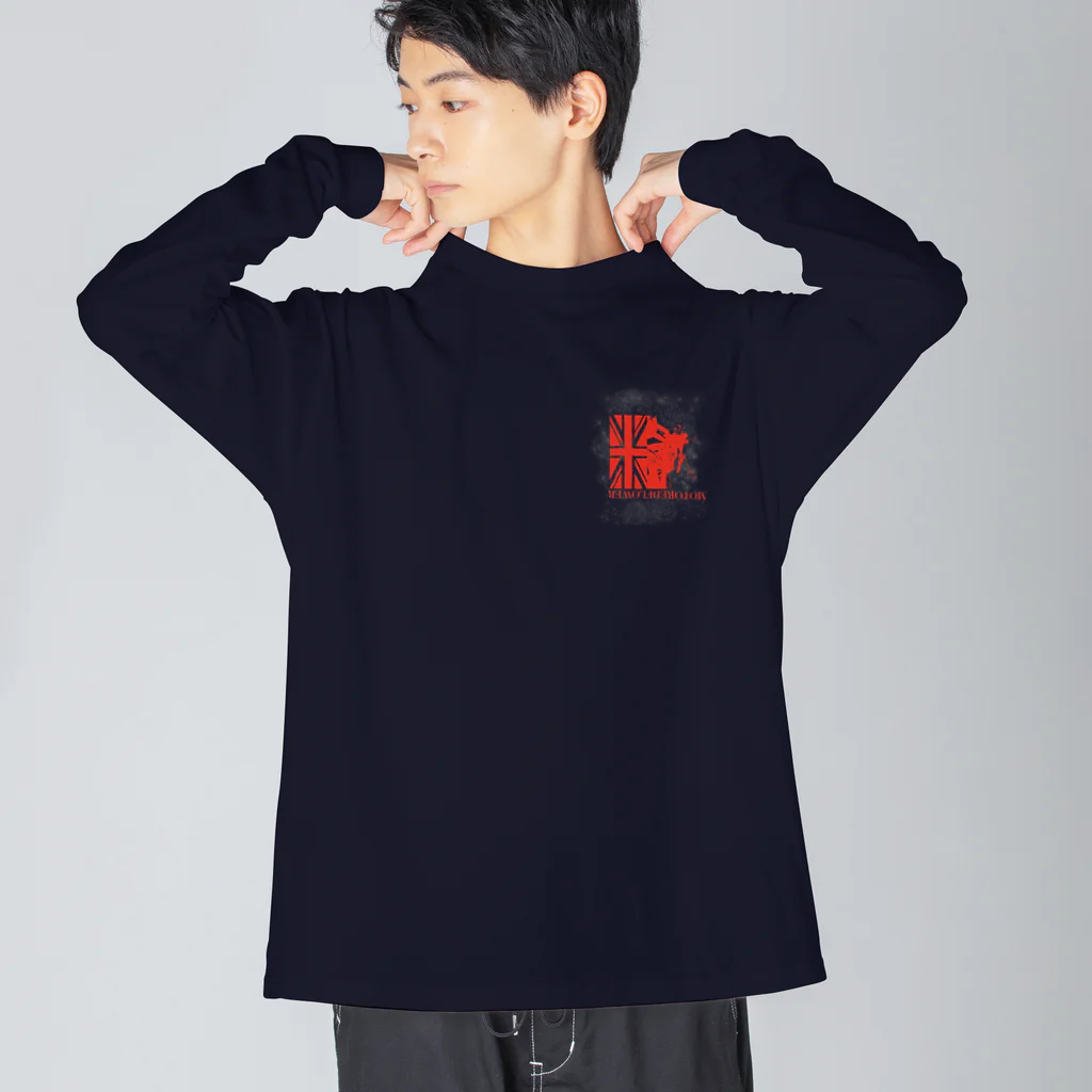 SOKICHISAITOのMOTOREDFLOWER ShiroiHana REDROGO ビッグシルエットロングスリーブTシャツ