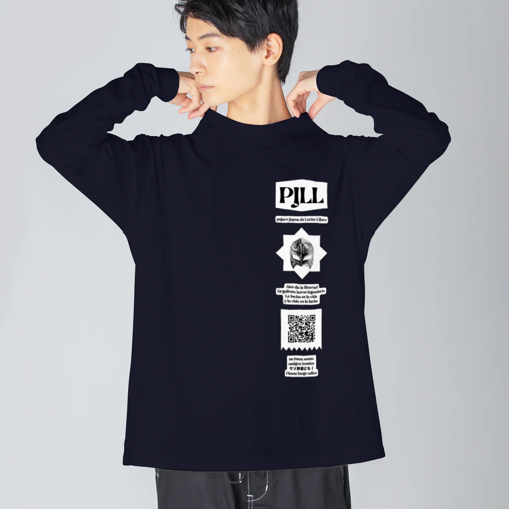 PJLLのPJLL LINE WHITE Big Long Sleeve T-Shirt