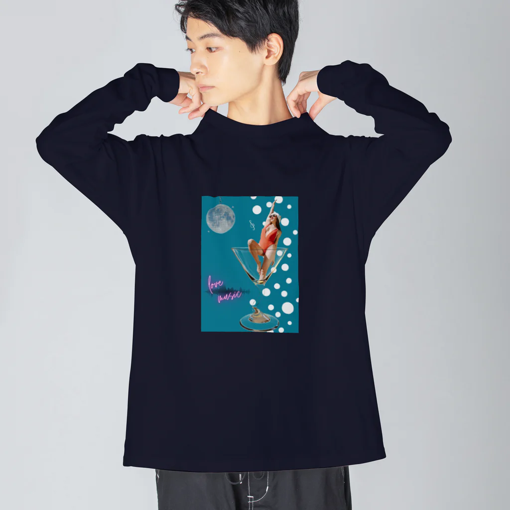 insparation｡   --- ｲﾝｽﾋﾟﾚｰｼｮﾝ｡のしゅわしゅわ ビッグシルエットロングスリーブTシャツ