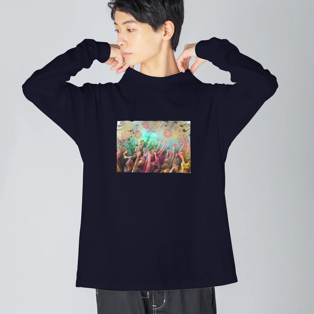 insparation｡   --- ｲﾝｽﾋﾟﾚｰｼｮﾝ｡のmusic festival Big Long Sleeve T-Shirt