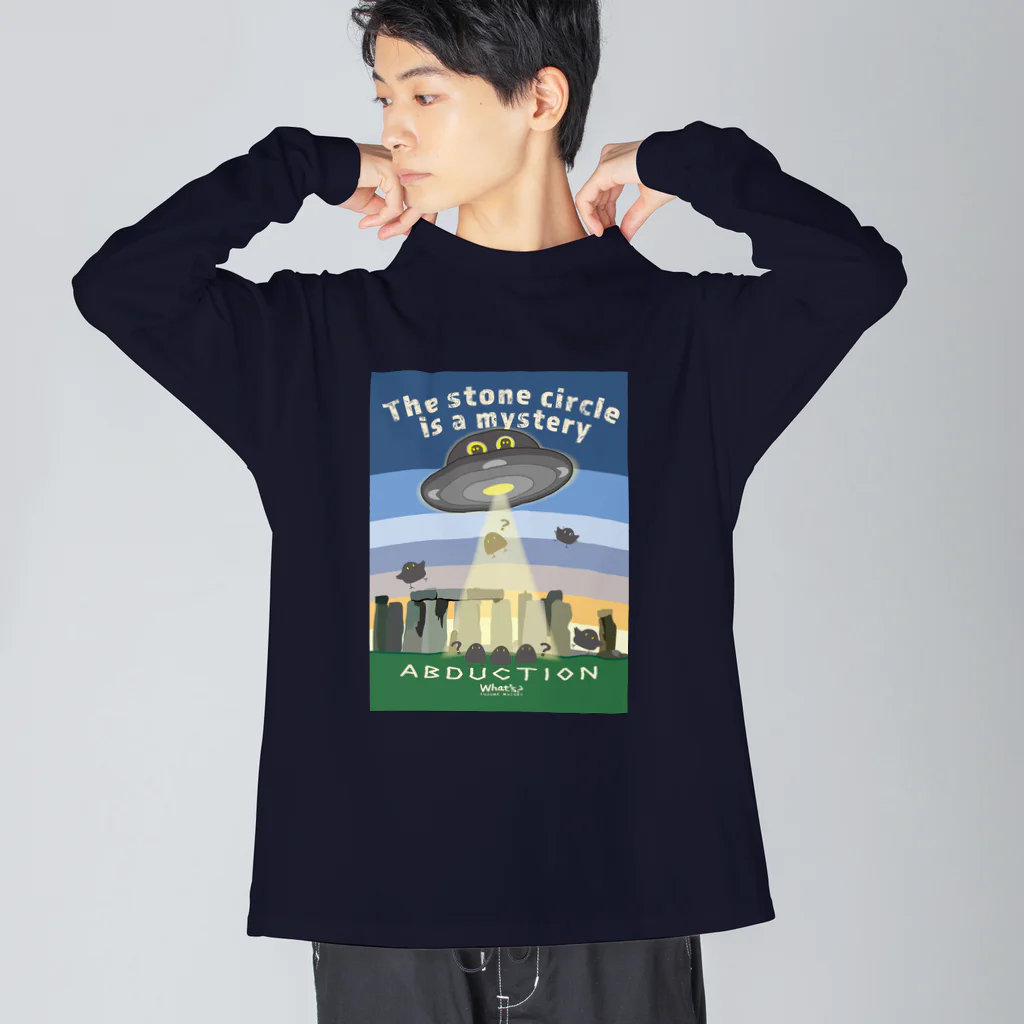 “すずめのおみせ” SUZURI店のabduction? ビッグシルエットロングスリーブTシャツ