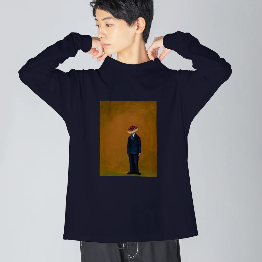 石井みつこの記念写真のシナモンロール男 Big Long Sleeve T-Shirt