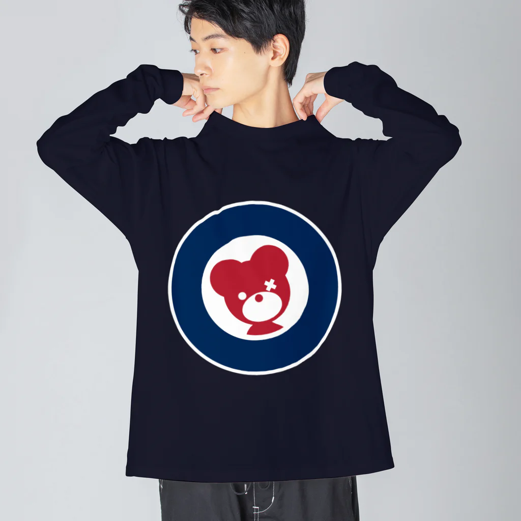 ROYAL BEAR FORCEのRoundel (Royal Bear Force) ビッグシルエットロングスリーブTシャツ