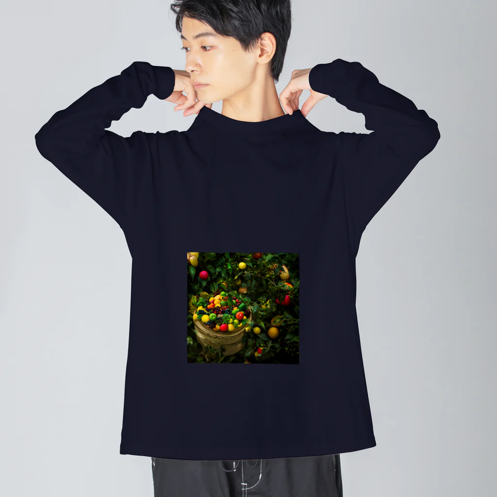 million-mindの大地の恵み Big Long Sleeve T-Shirt