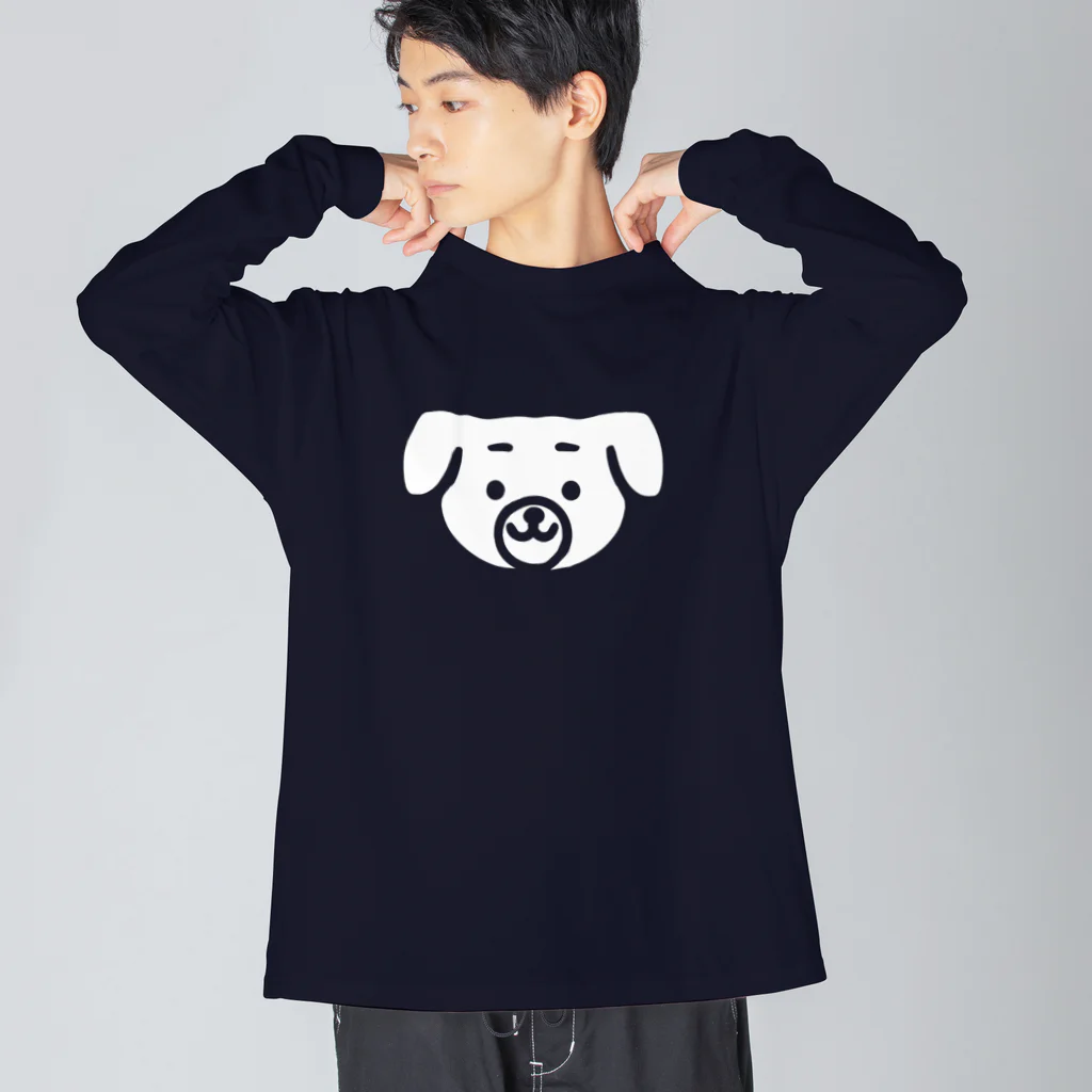 M-kuwaharaのDog Big Long Sleeve T-Shirt