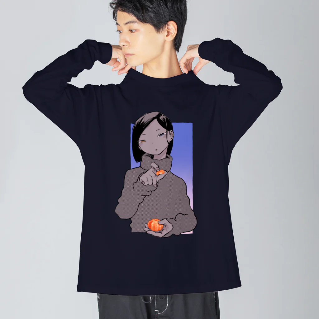 たいぼくの冬だからみかん剥くね Big Long Sleeve T-Shirt