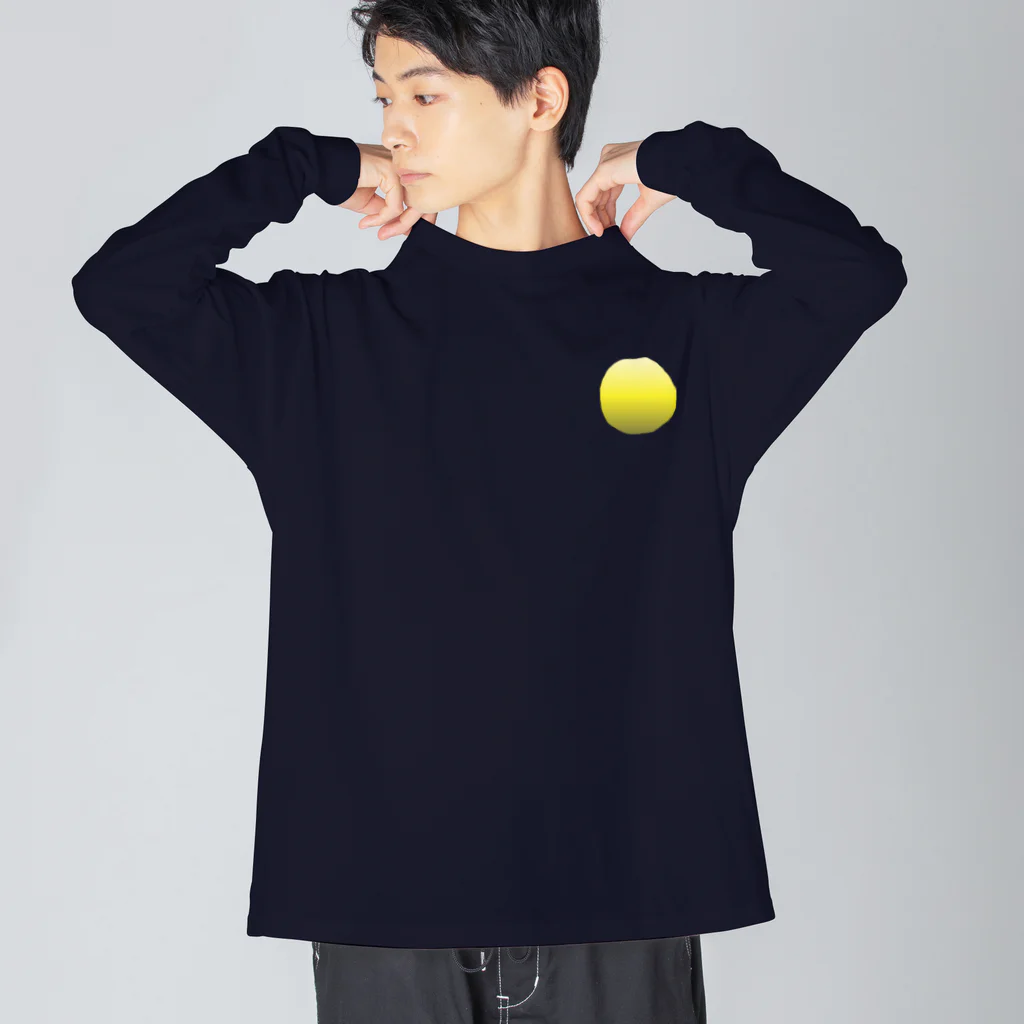 野々の昼のお月さん Big Long Sleeve T-Shirt