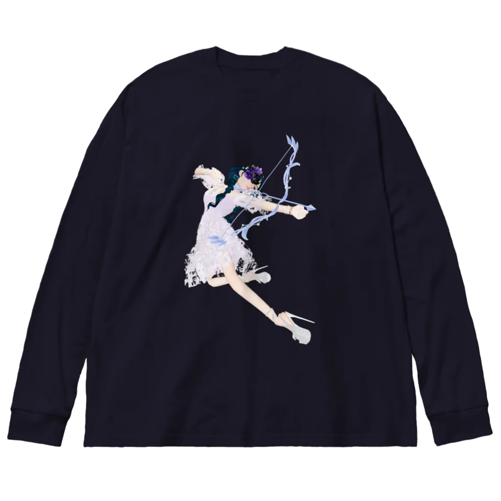 【ホラー専門店】ジルショップの妖精ガール＊恋のキューピット＊弓矢 Big Long Sleeve T-Shirt