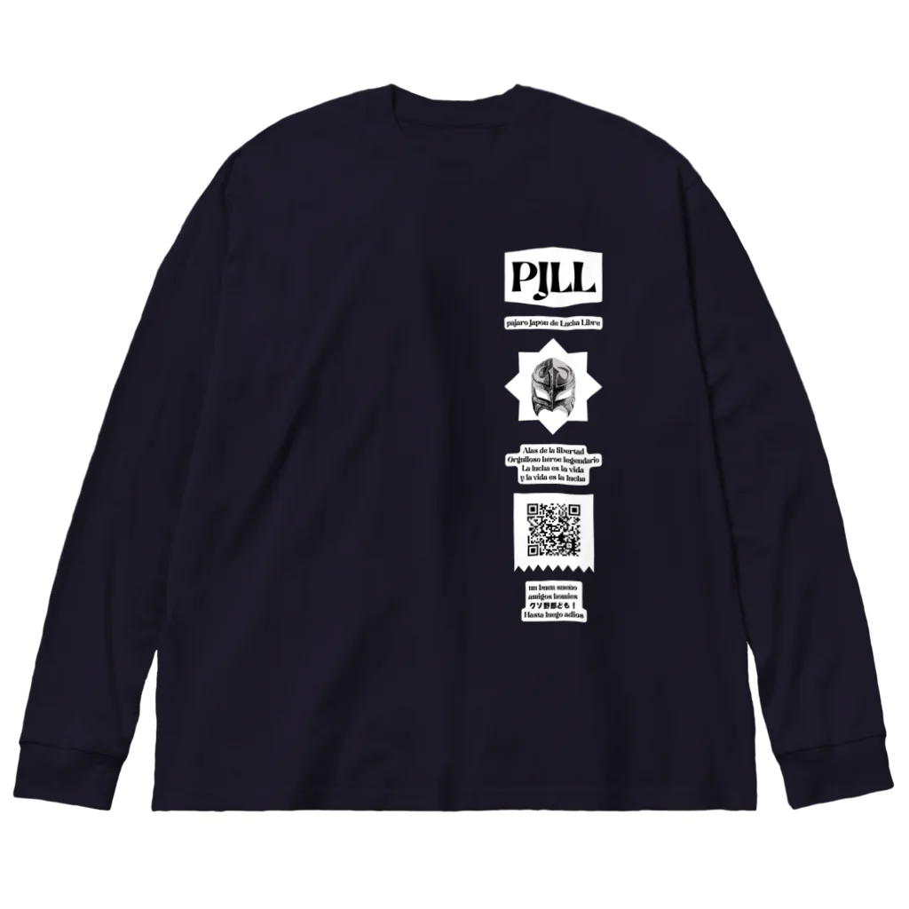 PJLLのPJLL LINE WHITE Big Long Sleeve T-Shirt