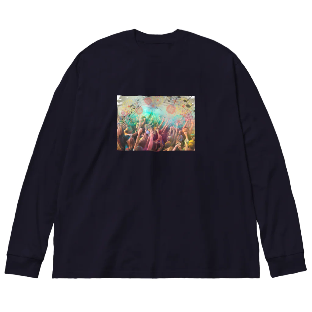 insparation｡   --- ｲﾝｽﾋﾟﾚｰｼｮﾝ｡のmusic festival Big Long Sleeve T-Shirt