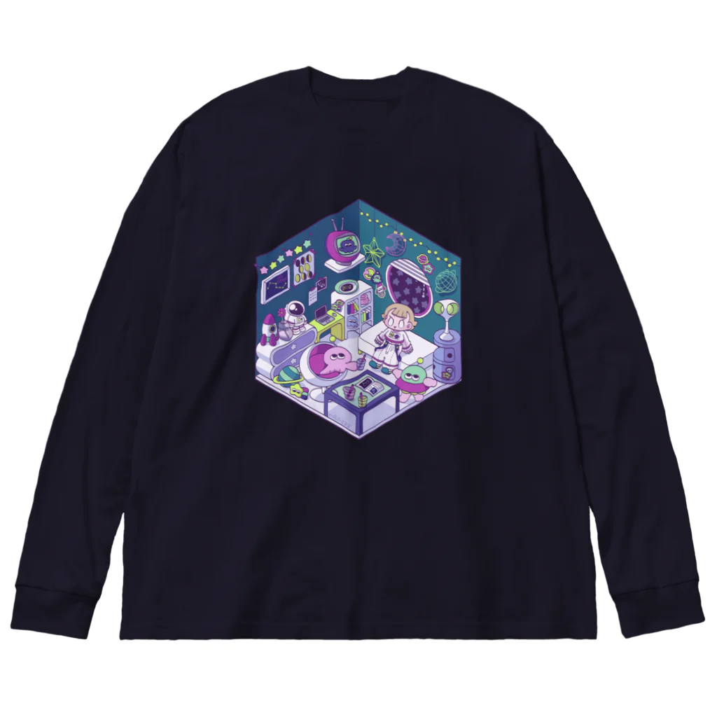 だるまかじーのみせの宇宙ルーム Big Long Sleeve T-Shirt