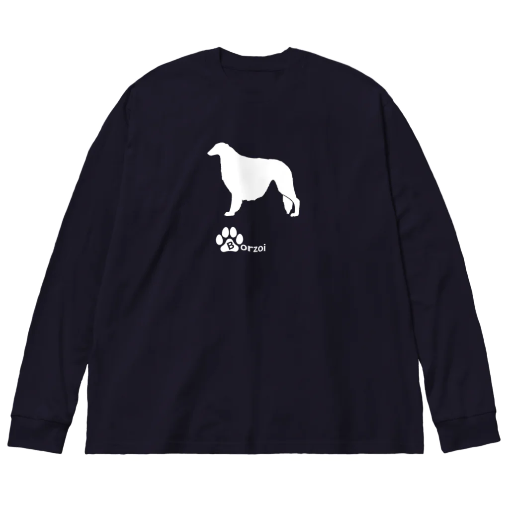 bow and arrow のボルゾイ Big Long Sleeve T-Shirt