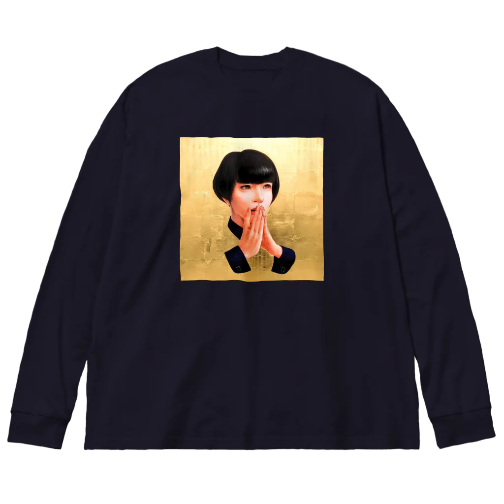 Kozy™の"O.M.G." T-shirts Big Long Sleeve T-Shirt