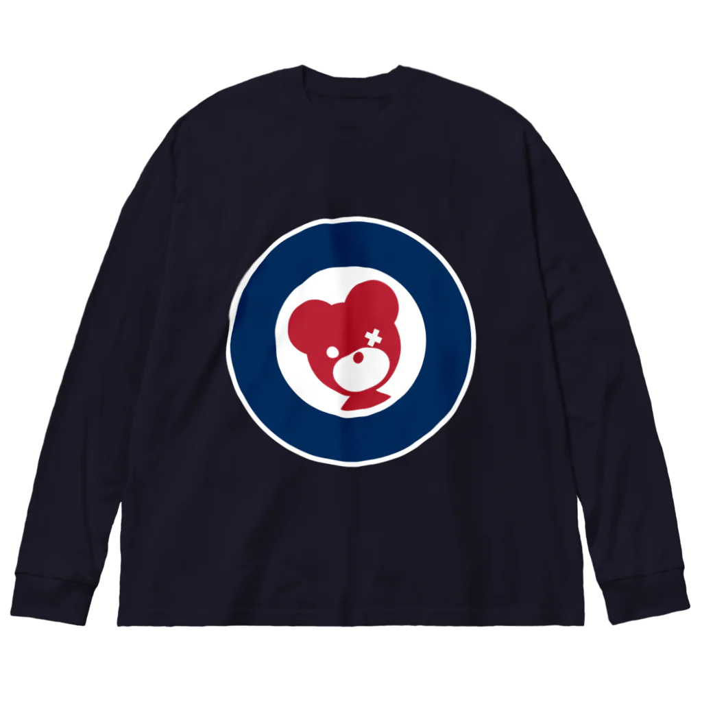 ROYAL BEAR FORCEのRoundel (Royal Bear Force) ビッグシルエットロングスリーブTシャツ