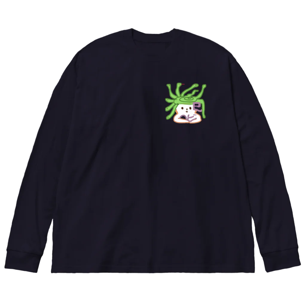 ミーミー⭐︎イニシャルズ/スージーズストアのヘビ年のへーびぃ Big Long Sleeve T-Shirt