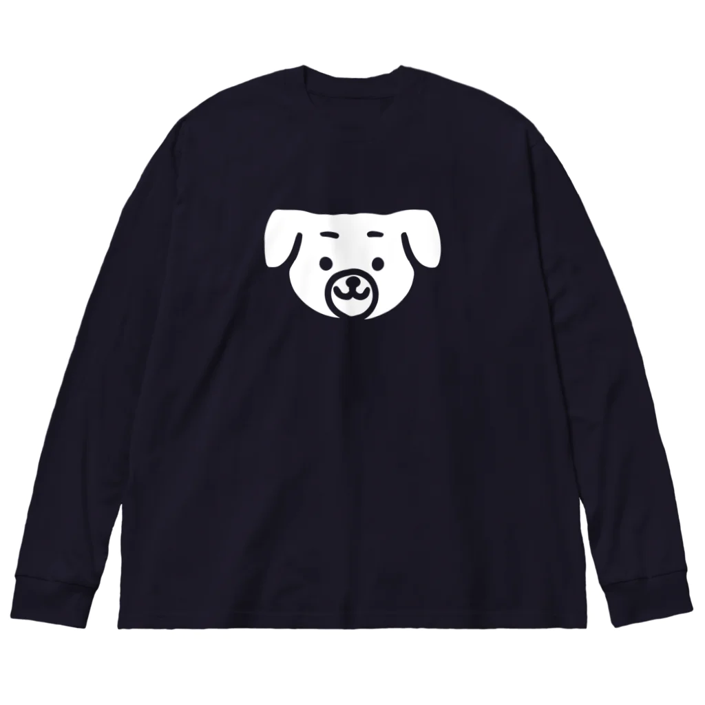 M-kuwaharaのDog Big Long Sleeve T-Shirt