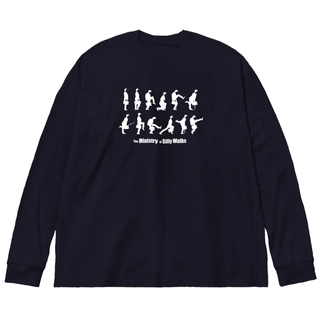 stereovisionのThe Ministry of Silly Walks（バカ歩き省）1/2 ビッグシルエットロングスリーブTシャツ