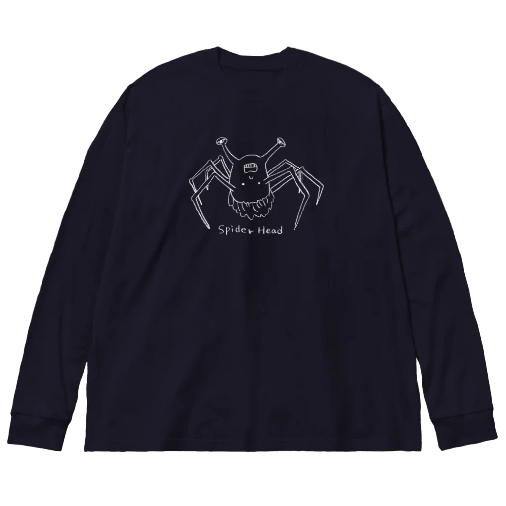 stereovisionのspider head（スパイダーヘッド） ビッグシルエットロングスリーブTシャツ