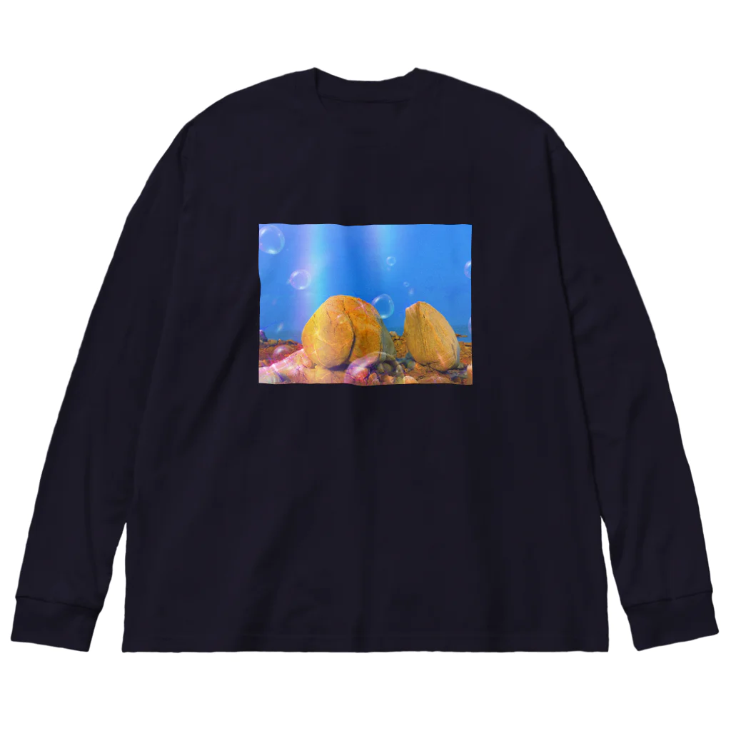 kunisakiokosunjarのおしり岩 Big Long Sleeve T-Shirt