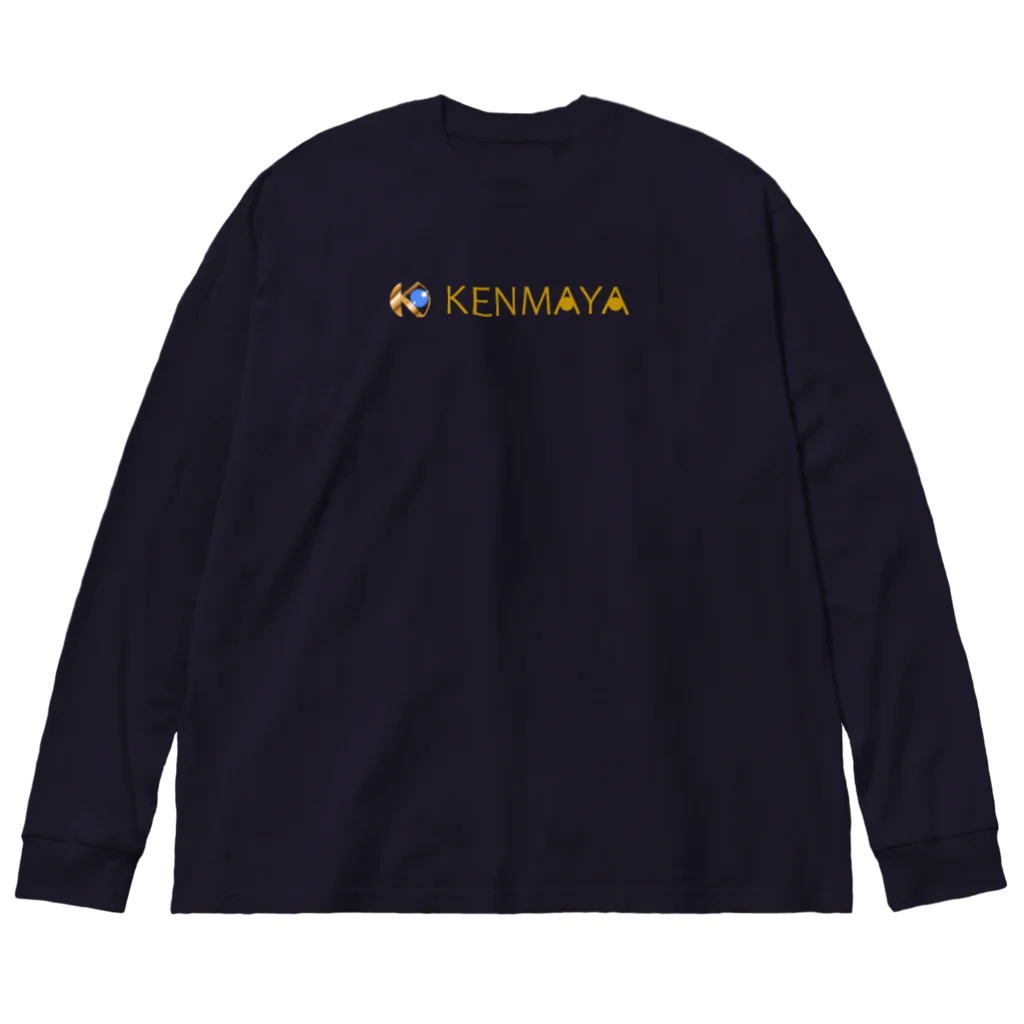 KENMAYA-storeオリジナルグッズのKENMAYAロゴ ビッグシルエットロングスリーブTシャツ