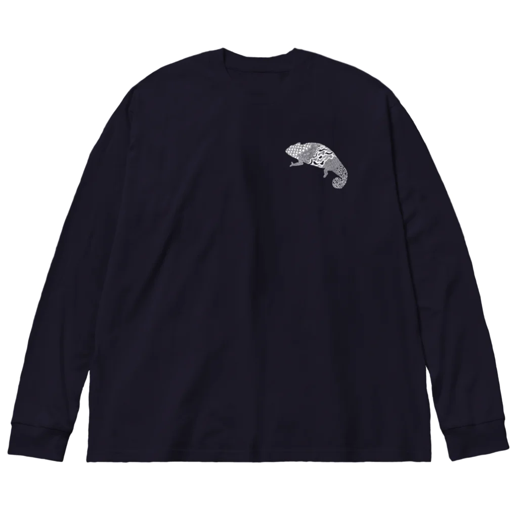 新谷べにのパンサーカメレオン白＋ Big Long Sleeve T-Shirt