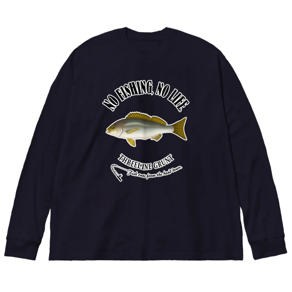 猫と釣り人のISAKI_EB_2CW Big Long Sleeve T-Shirt