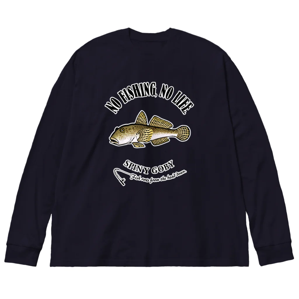 猫と釣り人のMAHAZE_EB_1CW Big Long Sleeve T-Shirt