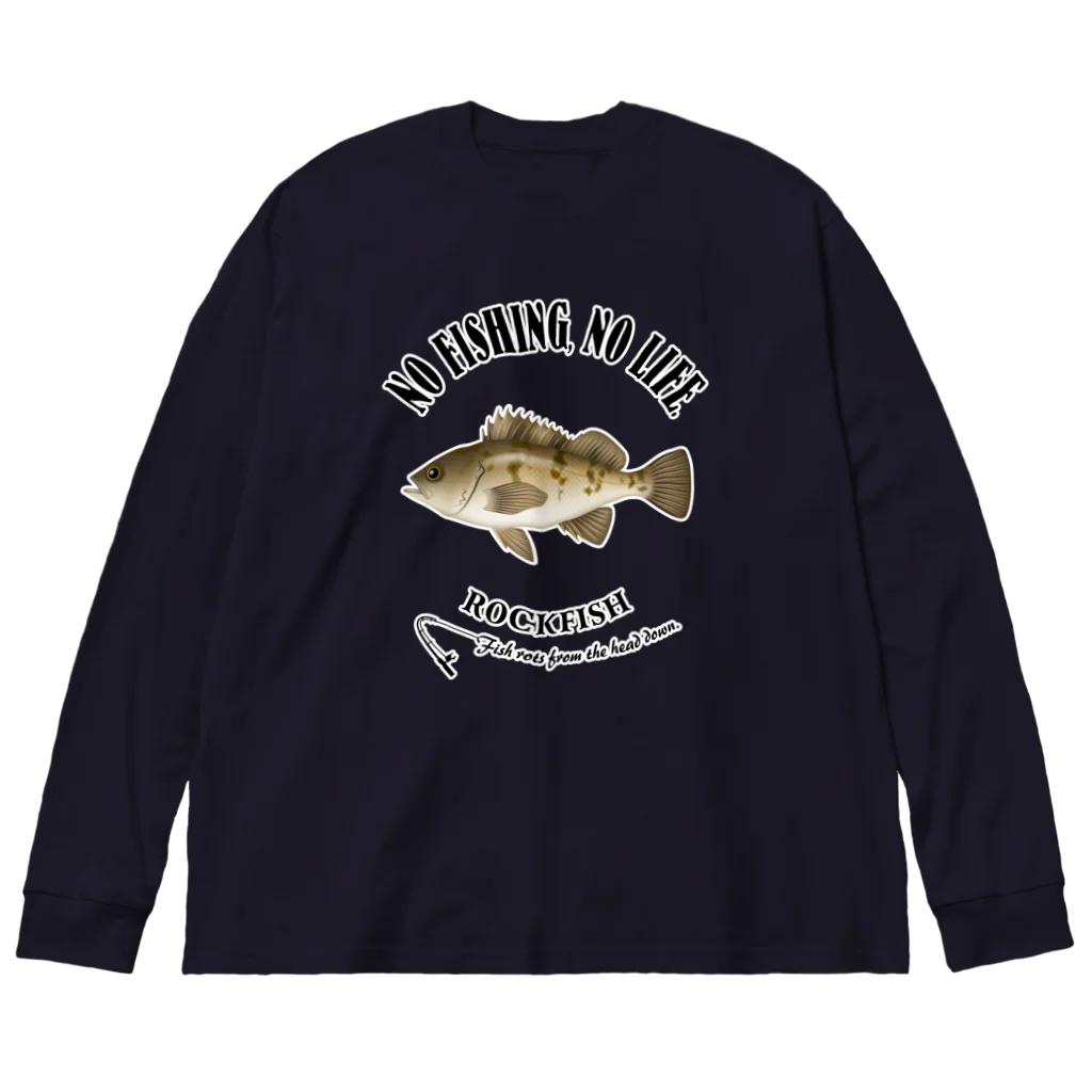 猫と釣り人のMEBARU_EB_2CW Big Long Sleeve T-Shirt