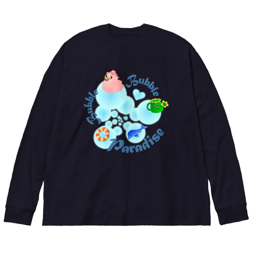 yuccoloの泡あわパラダイス Big Long Sleeve T-Shirt