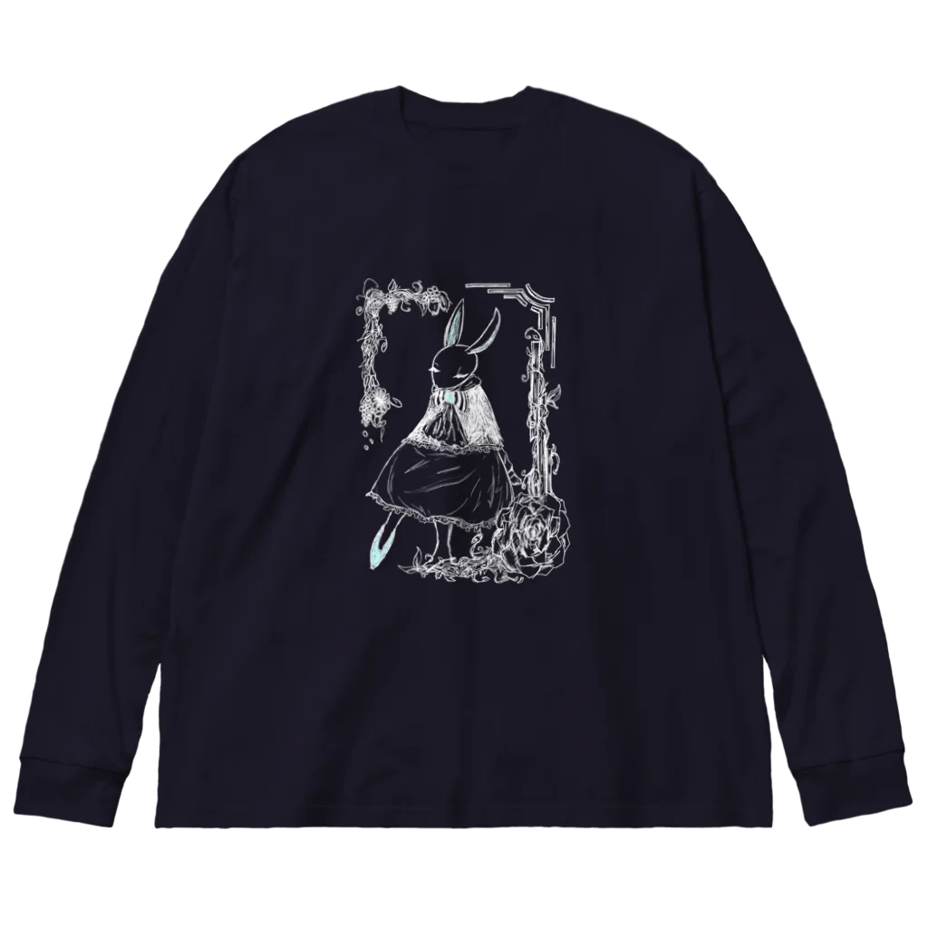 日向のレジャーシート。のドウワウサギ、シンデレラ。 Big Long Sleeve T-Shirt