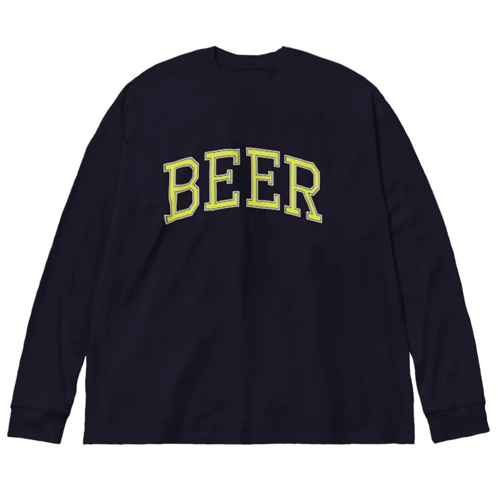 カレッジロゴ何か良いのビールカレッジ Big Long Sleeve T-Shirt