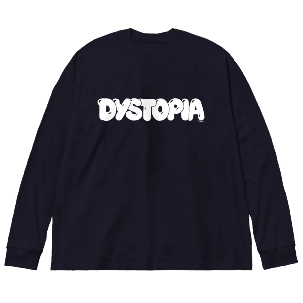 mastertape™のDystopia (Bubble Logo) ビッグシルエットロングスリーブTシャツ