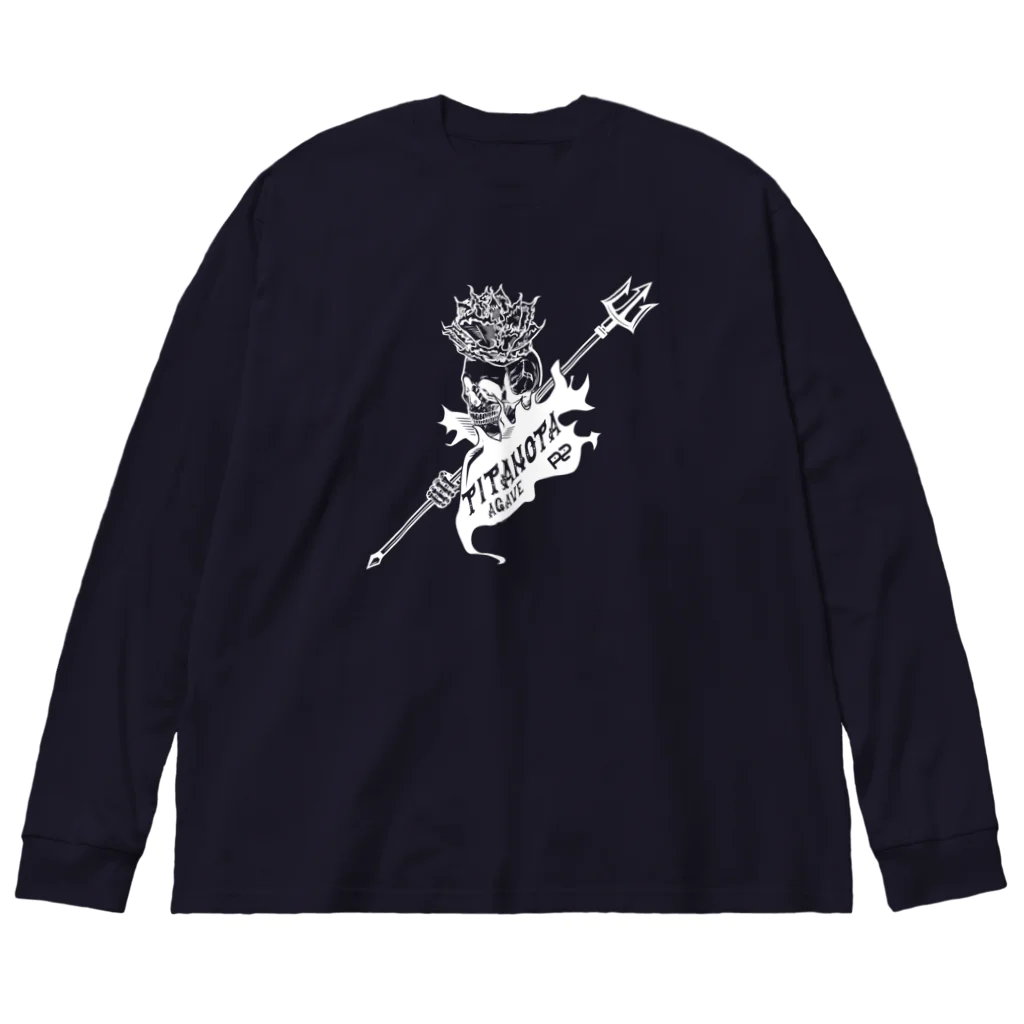 ピカ2工房のチタノタ＆エボリ濃色 Big Long Sleeve T-Shirt