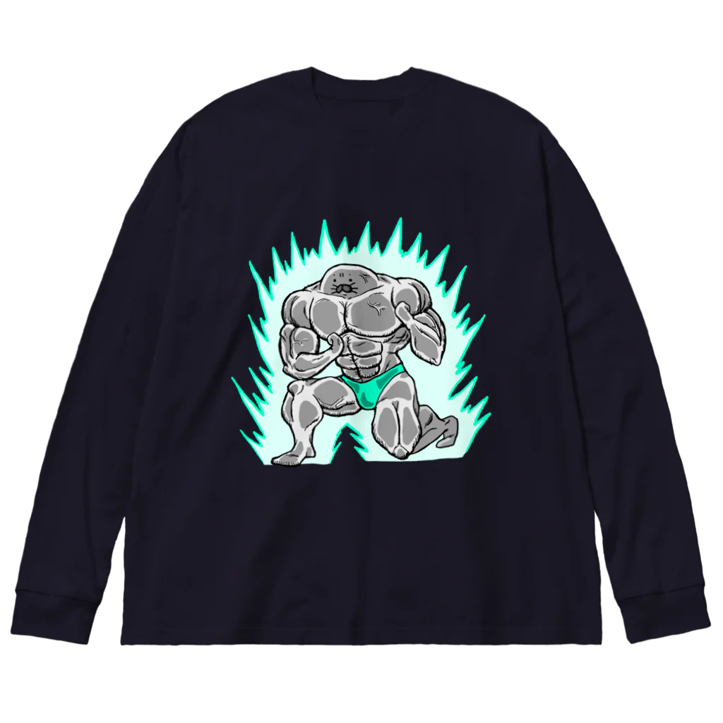 Riveredストアの足ザラシ"マッチョ" Big Long Sleeve T-Shirt