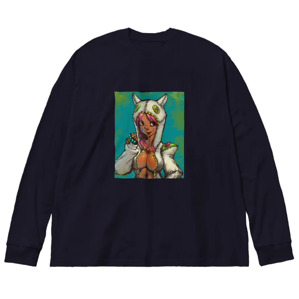 2.5Dの白ずきんちゃん Big Long Sleeve T-Shirt