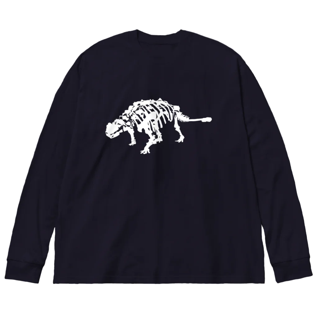 se18depsショップのみんな大好きアンキロサウルスの骨 Big Long Sleeve T-Shirt