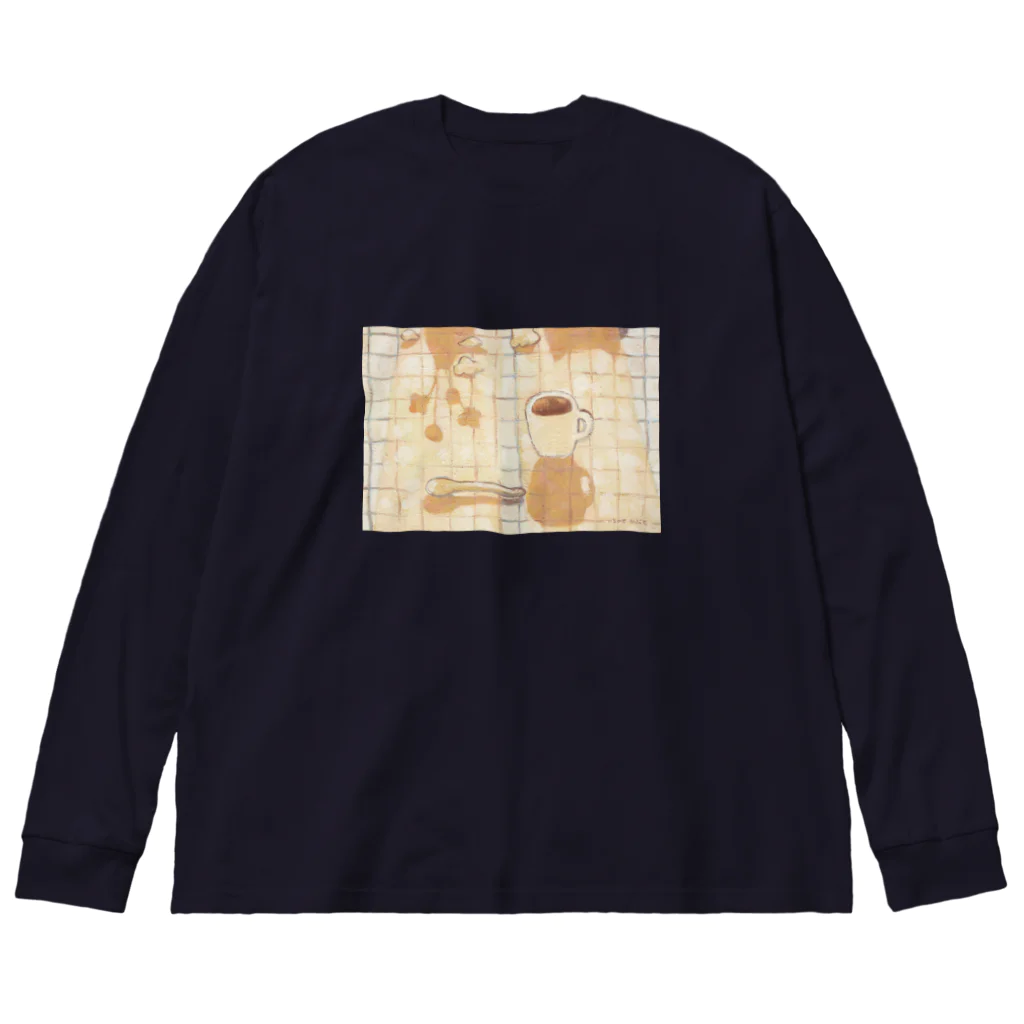 いちのせかぶとgoodsのゆたっりすごすだいじなじかん Big Long Sleeve T-Shirt