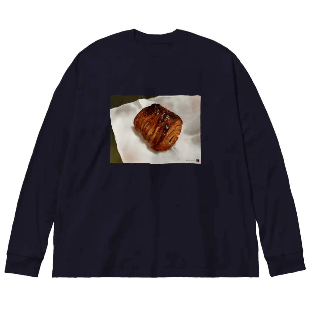 詠美びゃく夜 shopのchocolatine Big Long Sleeve T-Shirt