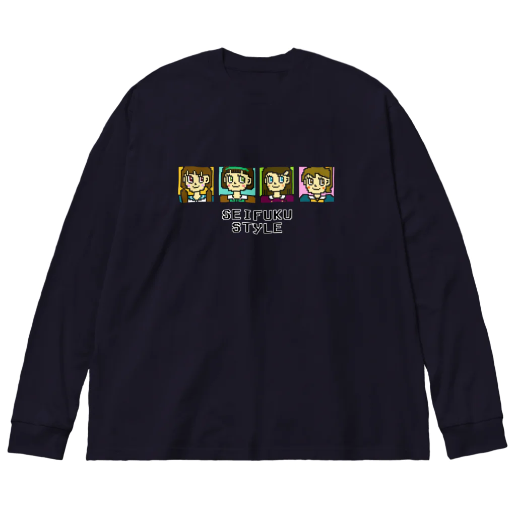 ぺんぎん24のセイフクスタイル Big Long Sleeve T-Shirt