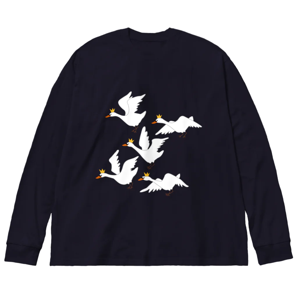 Amiの5羽の白鳥の王子 Big Long Sleeve T-Shirt