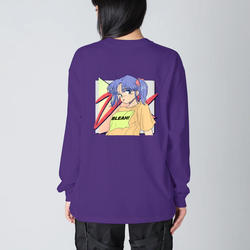 みどりいろ通信のあっかんべー Big Long Sleeve T-Shirt