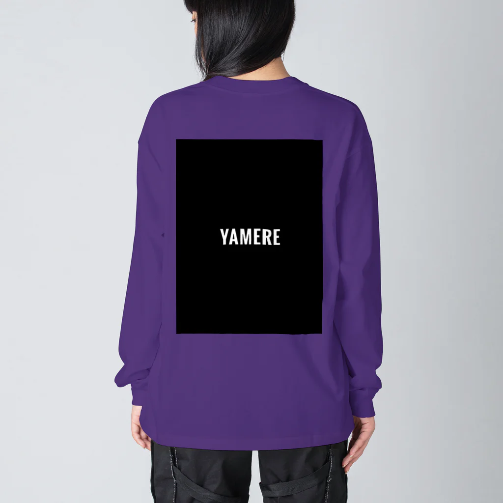 やめれショップのYAMERE（ブラック） Big Long Sleeve T-Shirt