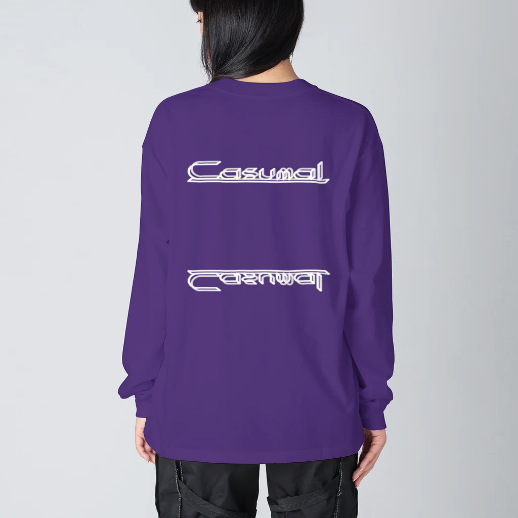 Casumal Store （カジュマル）のはでにきちゃおうlong Tshirt Big Long Sleeve T-Shirt